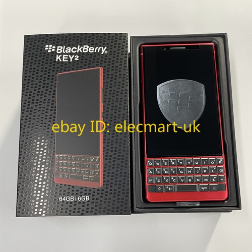 Blackberry Key2 64GB BBF100-1,BBF100-2,BBF100-6 Unlocked Smartphone-New Unopened - Afbeelding 20 van 24