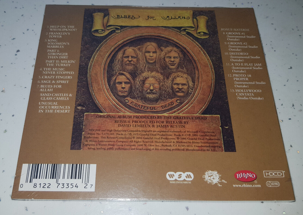 Grateful Dead - Blues for Allah - Remastered CD - New & Sealed