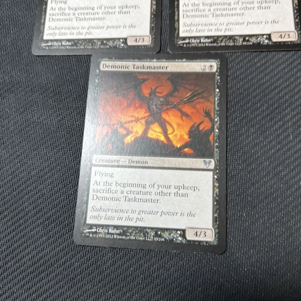 Demonic Taskmaster Magic The Gathering Mtg Avacyn Restored Card 3 - Image 2 of 4