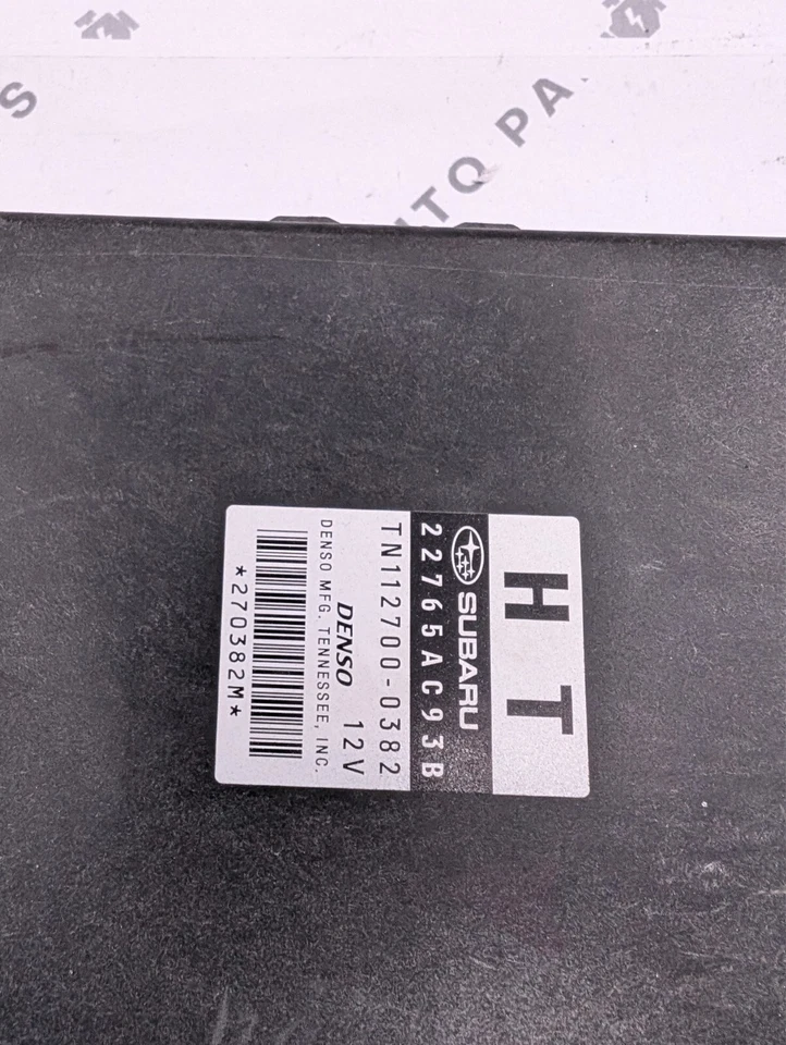 Used 2011 Subaru Legacy DENSO TN112700-0382 ECU 22765AC93B Foto 3 de 3