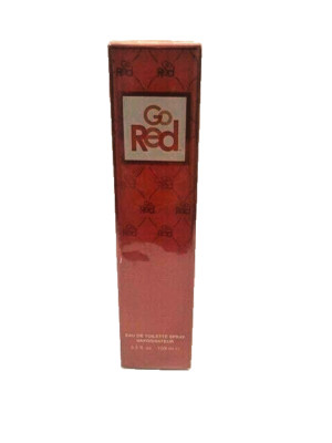 GO RED Eau de Toilette Spray 3.3 oz Five Star Fragrance Company - New Sealed