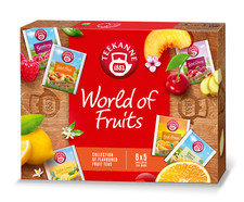 Teekanne World of Fruit 100% Natural Herbal Tea Selection Box Gift 6 Types