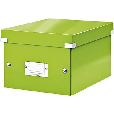 Leitz 60430054 A5 Storage Box, Click and Store Range, Small, Green Small Green