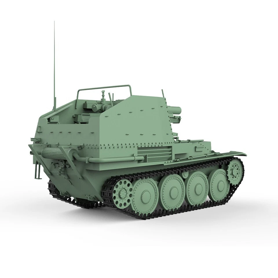 SSMODEL 1:1250 German 38T PzKpfw Grille Self-propelled Artillery 6pcs - Image 2 of 3