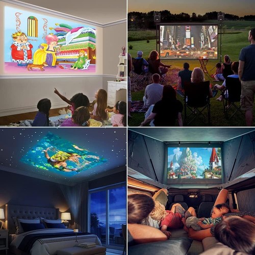 Mini Portable Projector , Video Can mirror to the projector through a data cable - Picture 6 of 6