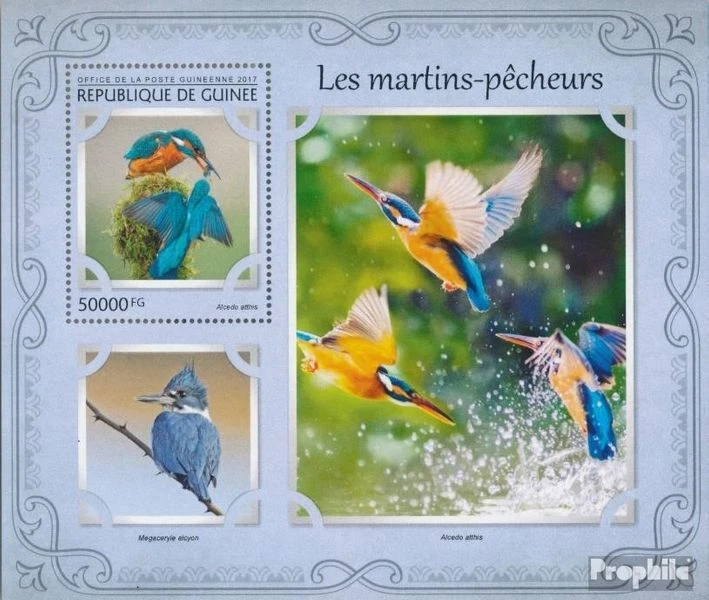 Briefmarken Guinea 2017 Mi Block 2737 postfrisch Vögel - Bild 1 von 1