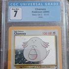 Pokemon Company Chansey 003/130 Base Set 2 Holo CGC 7 Holo Rare (2000)