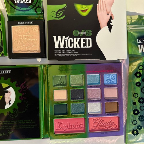 One/Size WICKED Unlimited Eye Face Palette Defying Gravity Highlighter Brush 3pc - Picture 2 of 13