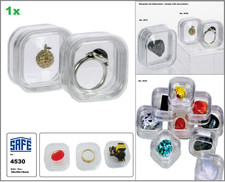 1-SAFE-4530-Schwebedosen-Schwebekapseln-Mineralien-39x39x19mm-3D-Glasklar