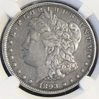 1893 Morgan "VF/XF"🔥RARE/KEY/ Metallic Likeness/Highly Desirable/ Mintage 389K✅