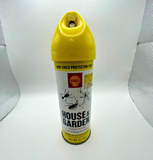 VTG Shell Oil Co. House & Garden Insecticide 13 OZ Metal Spray Can Empty Garden