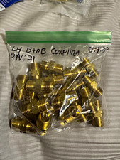 Western Enterprise Brass LH B to B Male-to-Male Coupling Lot P/N 31