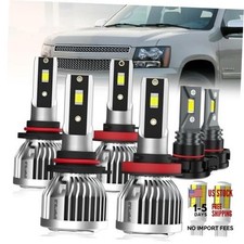 light Bulbs, 9005 High Beam H11 Low Beam H16 Fog For 2007-2014 Chevy Tahoe