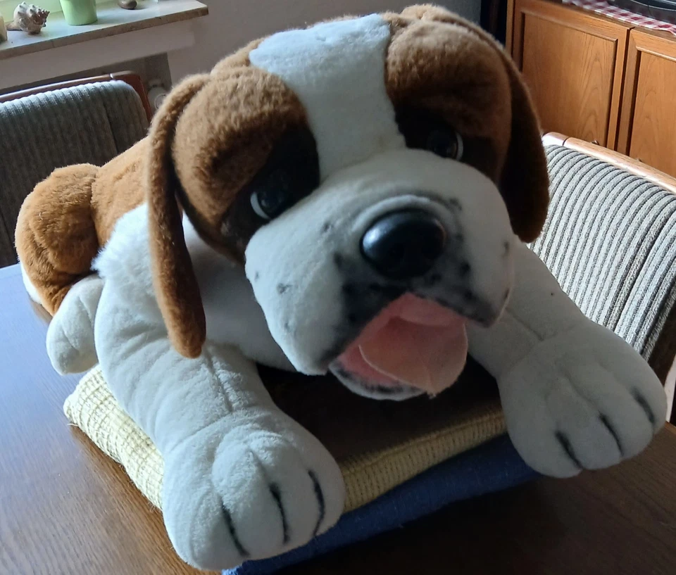 IKEA XXL Bernhardiner (Bernhard),   100 cm, Kuscheltier, Plüschtier, Stofftier. - Bild 2 von 3