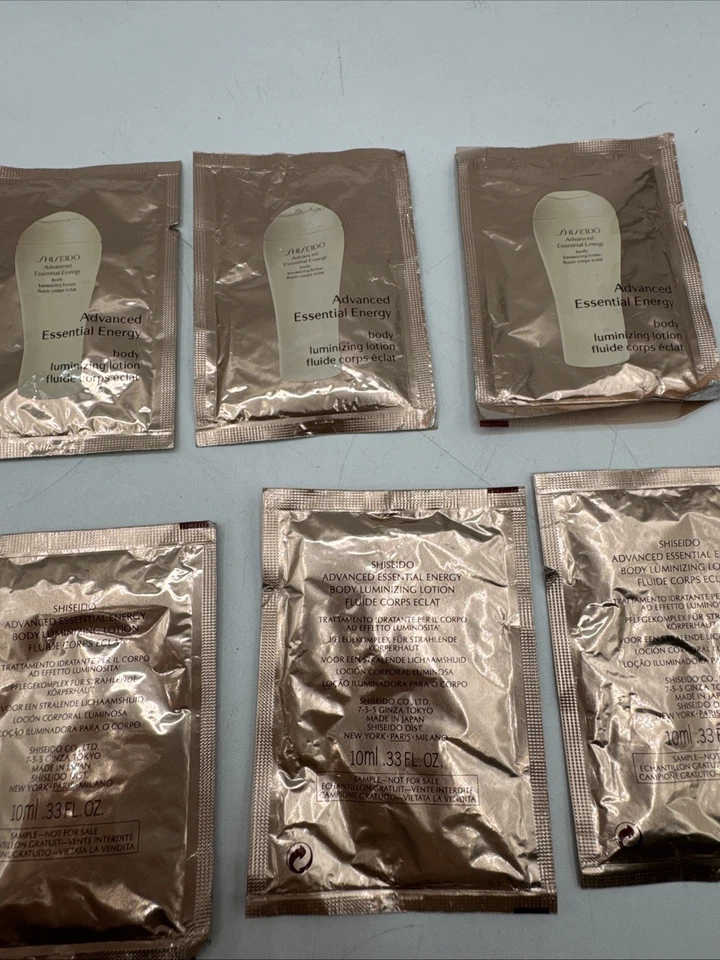 Set Of 10 Shiseido Advanced Essential Energy Body Luminizing 10ml Discontinued - Image 3 of 4
