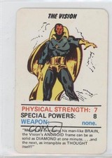 1977 Marvel Super Heroes Card Game The Vision 02v3