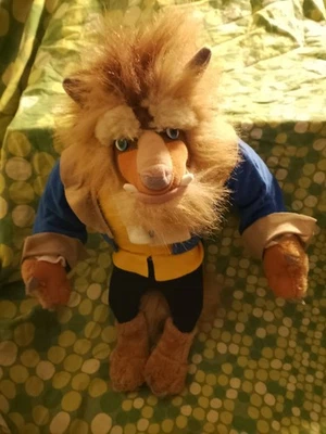 Vintage 1992 Mattel Disney „Die Schöne und das Biest“ Plüschfigur 35cm Plush - Bild 1 von 2