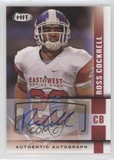 2014 SAGE Hit Auto Ross Cockrell #A29 Auto 0o9