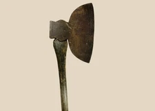 M.H. Jones & Co. Broadhead Axe | Forged Steel Woodman’s Tool | New York | 19th C
