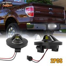 2x License Plate Light - LED White Waterproof Plug Play PC for Ford F150 F250