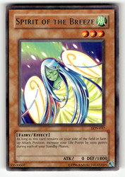 Spirit of the Breeze LON-037 Labyrinth of Nightmare 1st Edition Rare Yu-Gi-Oh