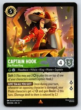 Disney Lorcana Captain Hook - The Pirate King Reign of Jafar Rare 109/204 NM