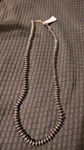 S.S. Handmade Navajo Pearl 21in 7mm 