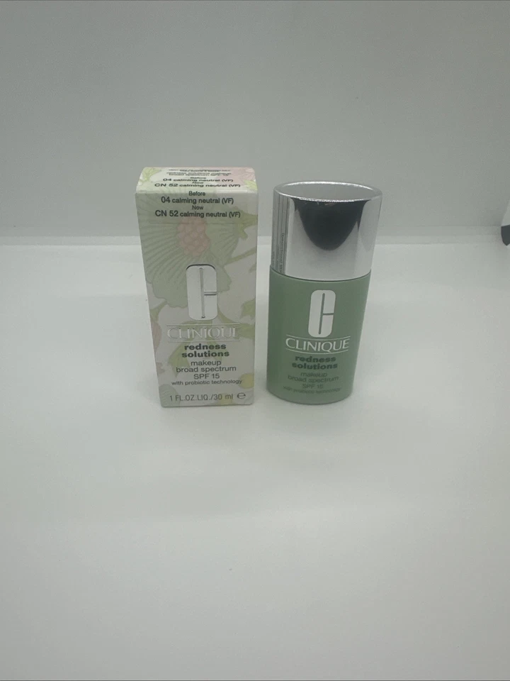 Clinique Redness Solutions Foundation CN 52 Calming Neutral SPF15 1oz makeup new - Image 2 of 2