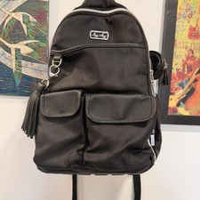 NOIR/SILVER - ITZY RITZY BOSS PLUS DIAPER BAG