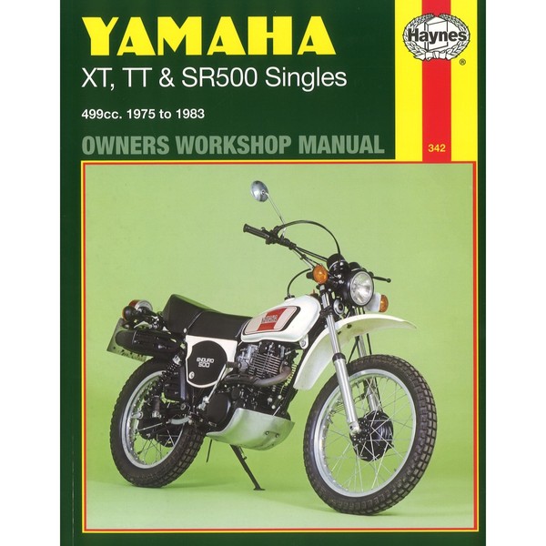 Yamaha Motorrad Xt, TT Und SR500 Singles (1975-1983) Repair Manual Haynes-image