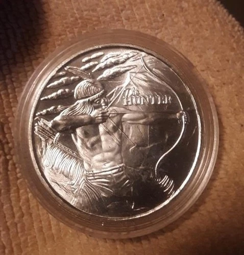 2017 THE HUNTER ONE TROY OUNCE SILVER UNCIRCULATED ROUND