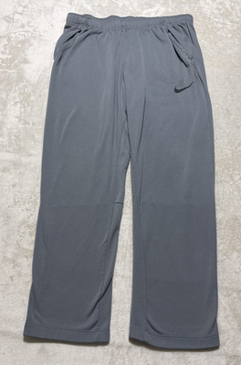 Nike Totality Open Hem Versatile Pants Mens Large Gray Elastic Waist CU4949-084
