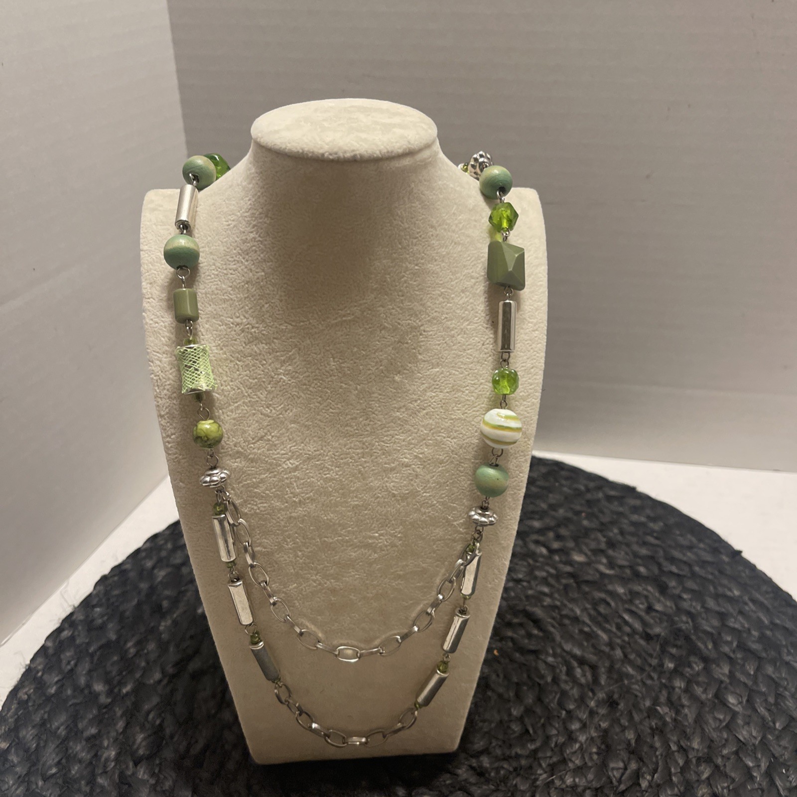 Chico's Statement Necklace Adjustable Silver Tone… - image 5