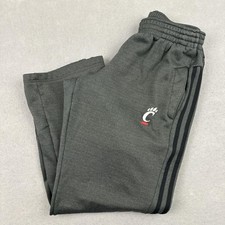 Cincinnati Bearcats Pants Mens Medium Gray NCAA Adidas Climawarm Fleece Football