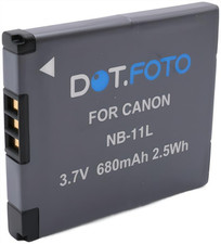 NB-11L, NB-11LH Battery for Canon IXUS 182 185 190 / SX410 SX420 SX430 SX432 IS