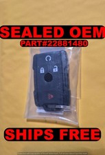2014-2020 Chevrolet Silverado Remote Key Fob 22881480 M3n-32337100 New Oem 2014-2020 Chevrolet Silverado Remote Key Fob 22881480 M3n-32337100 New Oem