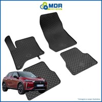 4Er Satz 3D Gummimatten TPE Schwarz FüR DS 3 Crossback 2024-