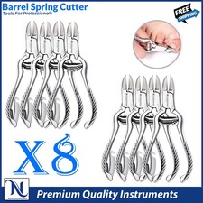 Toenail Clipper Spring Barrel Heavy Duty Cutter for Thick Nail Ingrown Podiatry