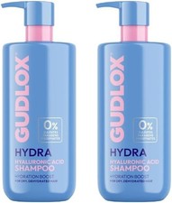 GUDLOX Hydra Hyaluronic Acid Shampoo & Conditioner Pack For Dry Dehydrated Hair