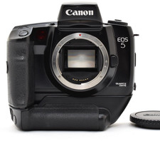 MINT VG-10 Canon EOS 5 QD 35mm Film SLR AF Camera Body w/ Battery Grip JAPAN