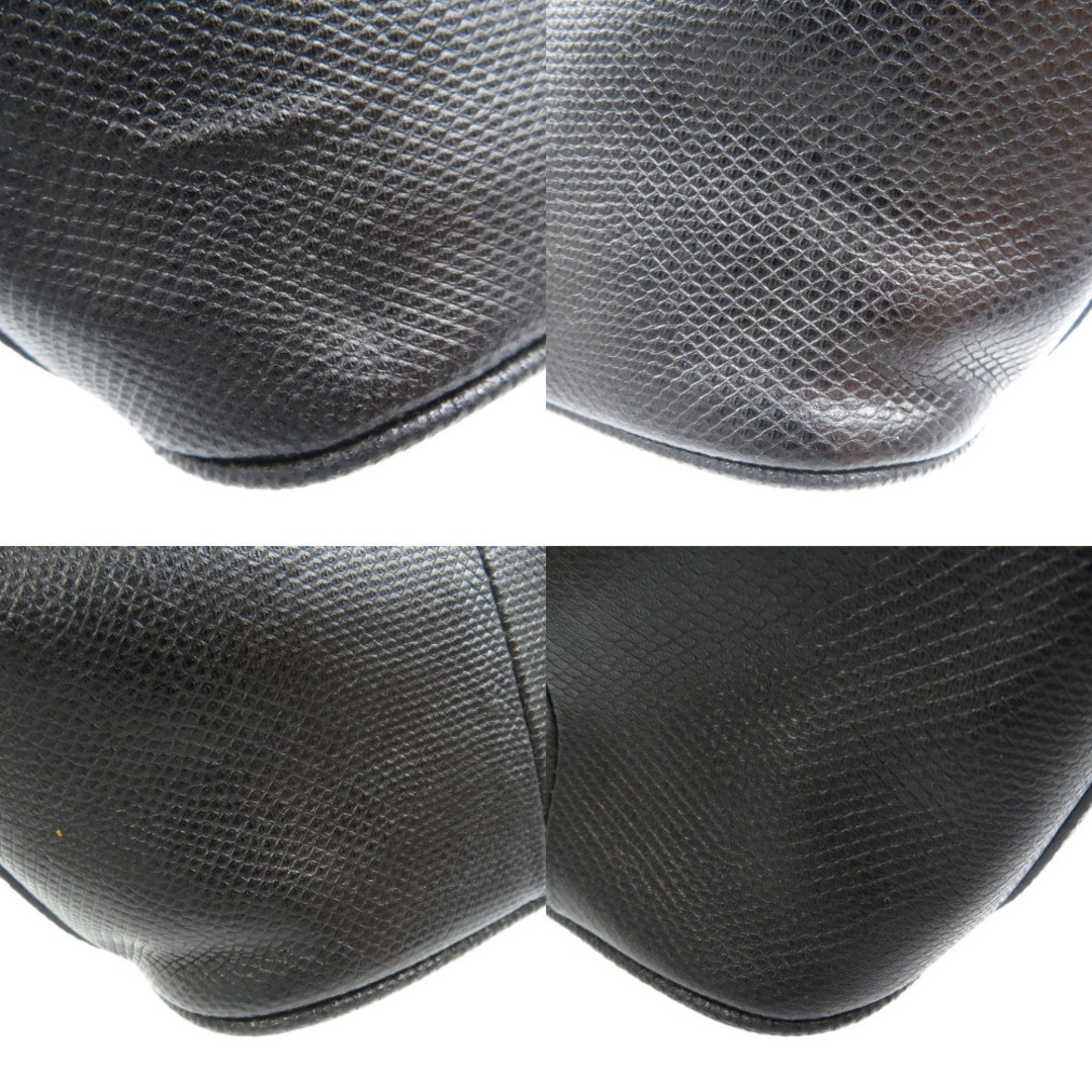 Gucci Lizard Black Handbag Gold Hardware Used 26cm x 11cm x 9.5cm thumbnail 6