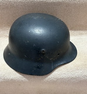 WW2 Black German Helmet