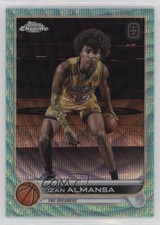 2022 Chrome OTE Overtime Elite Aqua & Green Wave Refractor /199 Izan Almansa 5lz