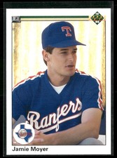 1990 Upper Deck Jamie Moyer Texas Rangers #619