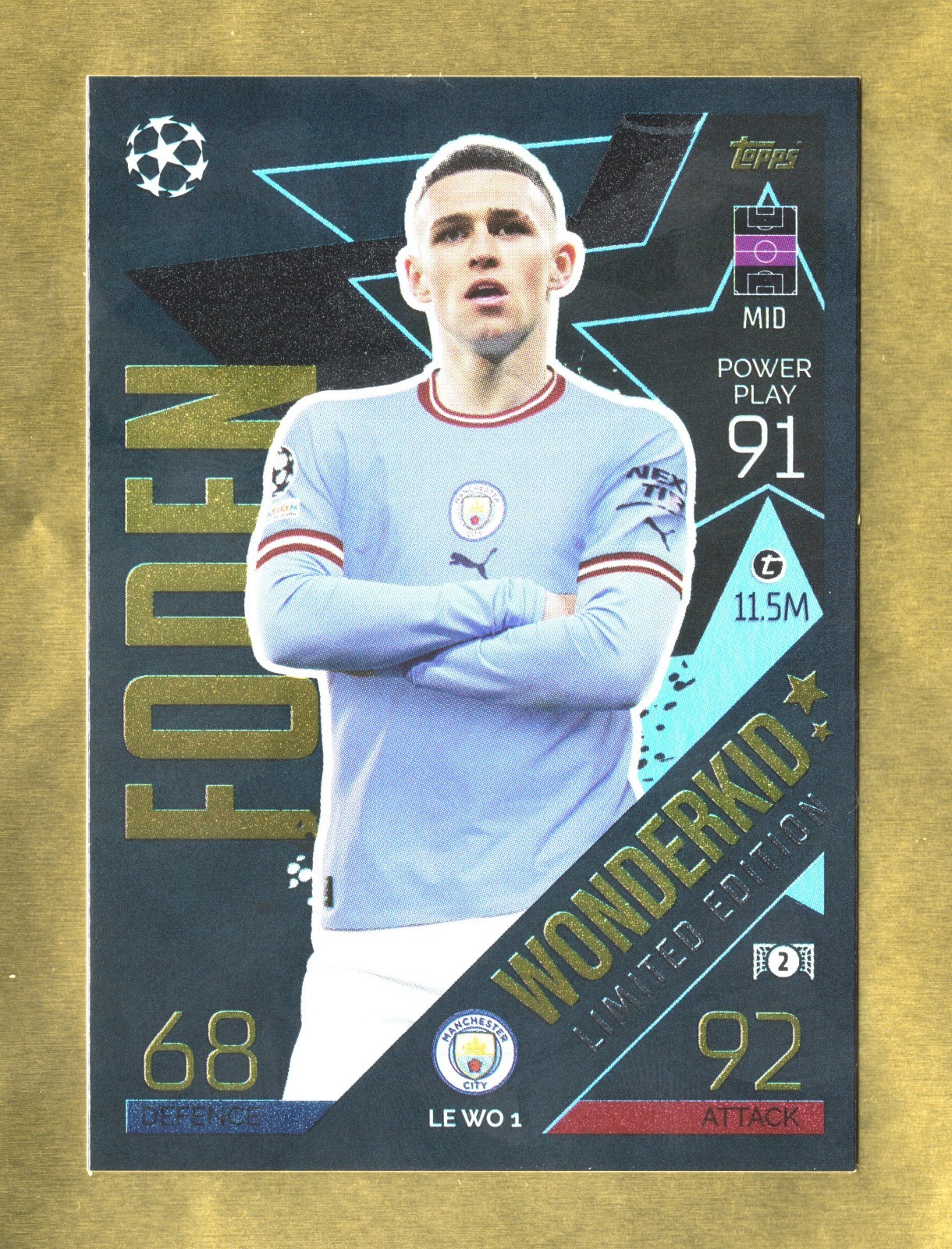 2022-23 Topps Match Attax UEFA Club Competitions - Limited Edition-Wonderkid...
