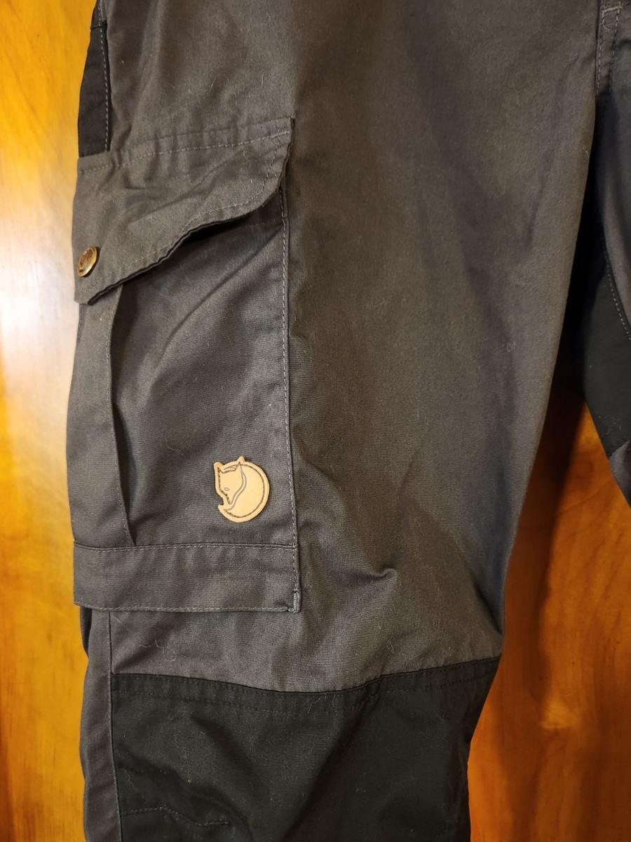 Fjallraven Vidda Pro Women's Trousers Size 30-31, Dark Grey And Black View 4
