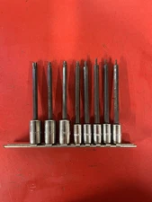 VIM 8 PIECE LONG TORX DRIVER SOCKET SET Long 1/4 AND 3/8