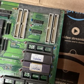 Original Not Working Street Fighter 2 Capcom ARCADE Video GAME PCB BOARD O17-5