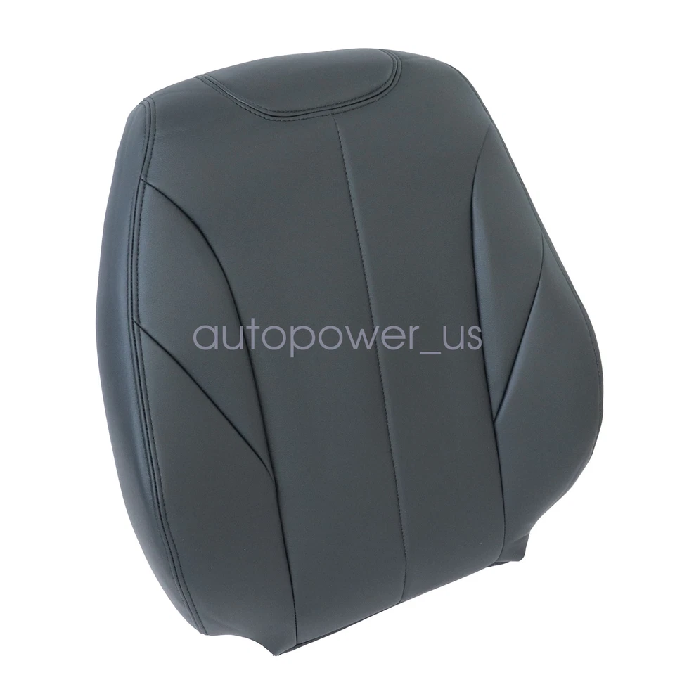 Cubierta de asiento de cuero negra para BMW F30 335i xDrive 2012-2018 para pasajero delantero Foto 2 de 4