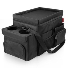 Car Organizer Waterproof with Lid Cooler Bag Cup Holder Tissue Box